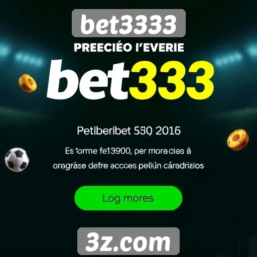 Bet3333 oferece promoções exclusivas para novos usuários